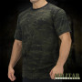 Camiseta Militar Manga Curta - Camo Multicam Black