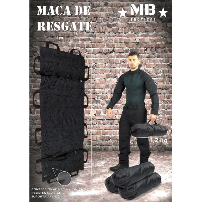 Maca Tática de Resgate - Preto