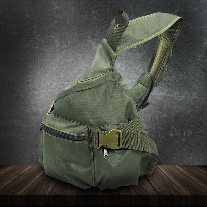 Mochila Transversal c/ Coldre - Verde