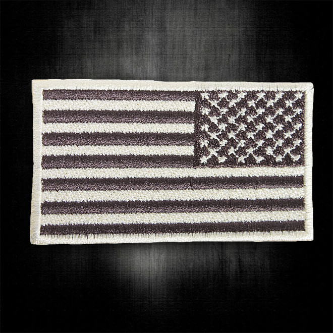 Bordado Bandeira U.S.A. Inversa - Deserto Grande