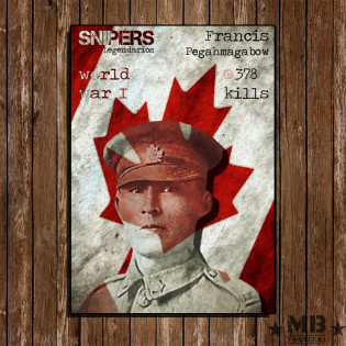 Poster Francis Pegahmagabow 297x420mm