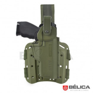 Coldre Hammer II canhoto Polímero Bélica Verde