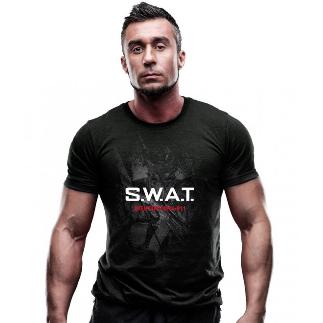 Camiseta SWAT Forças Especiais - Preto