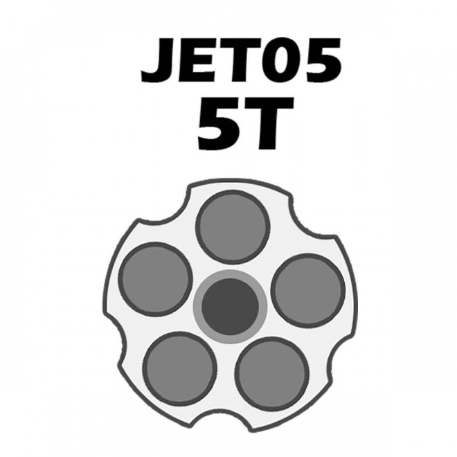 Jet Loader Shotgun 5 tiros - Preto