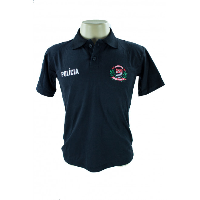 Camisa Polo Policia Civil - Preto