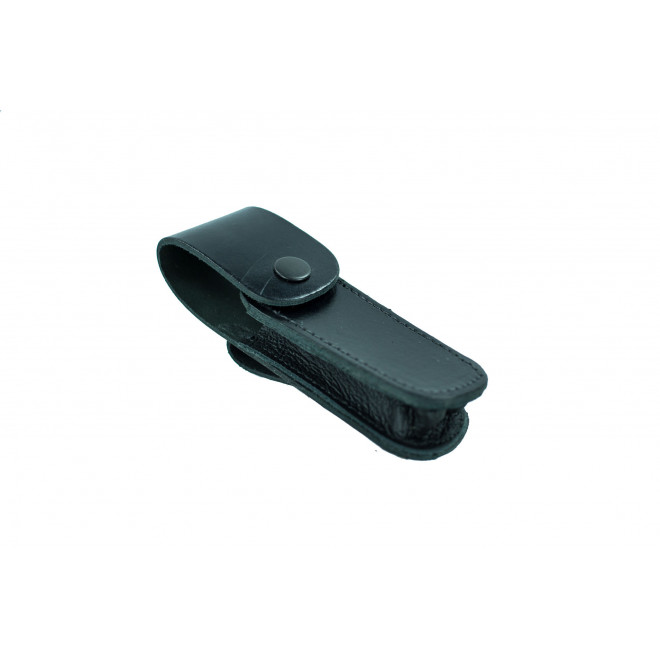 Porta Canivete Couro Preto