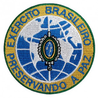 Bordado Exército Brasileiro Preservando a Paz