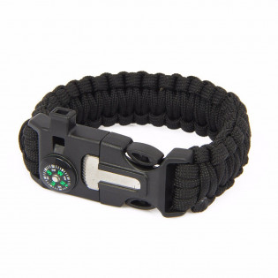 Bracelete Paracord - Preto