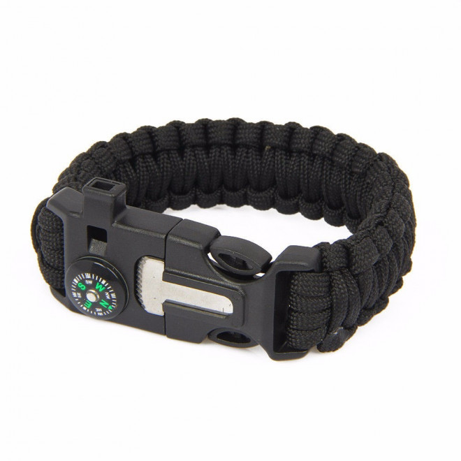Bracelete Paracord - Preto