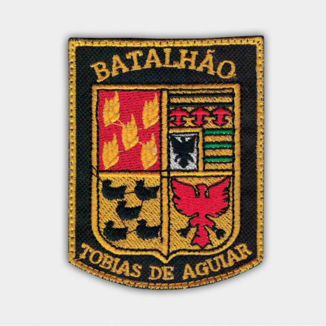 Brasão bordado 1º Choque Tobias de Aguiar