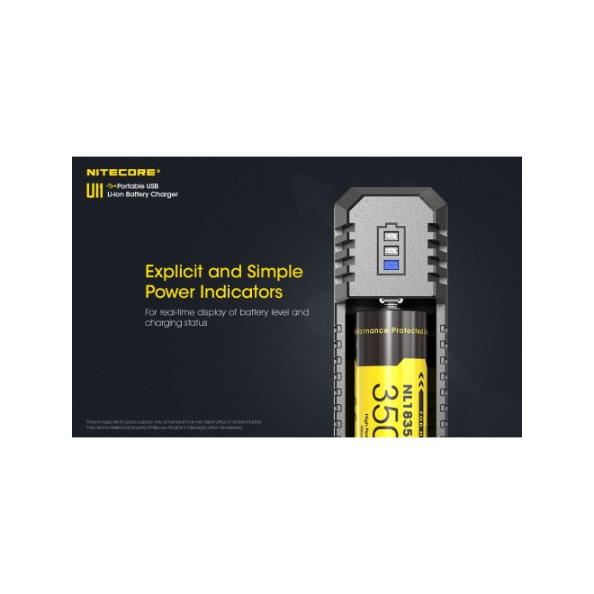 CARREGADOR NITECORE UI1 PARA BATERIAS DE LITIO