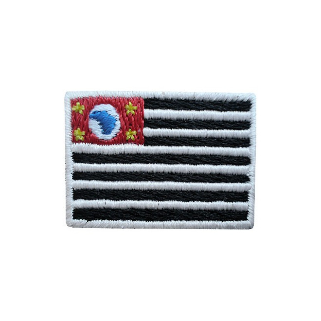 Bordado Bandeira de São Paulo - Pequena