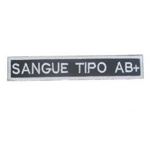 Bordado Tipo Sanguineo AB Positivo