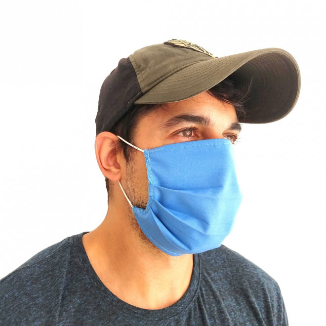 Mascara de proteção Lavável Tecido camada dupla - Pacote 5