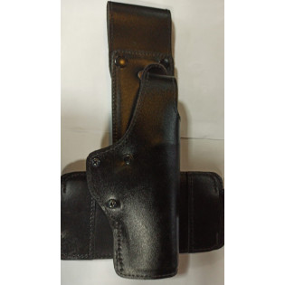 Coldre Robocop Anti Arrebatamento CL-17 .40 24/7 couro