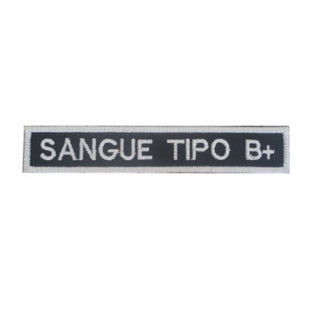 Bordado Tipo Sanguineo B Positivo