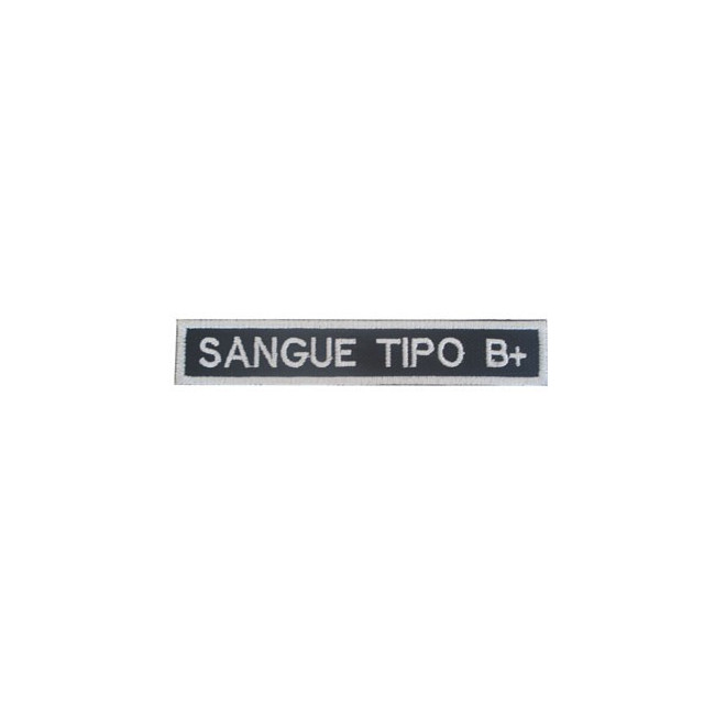 Bordado Tipo Sanguineo B Positivo