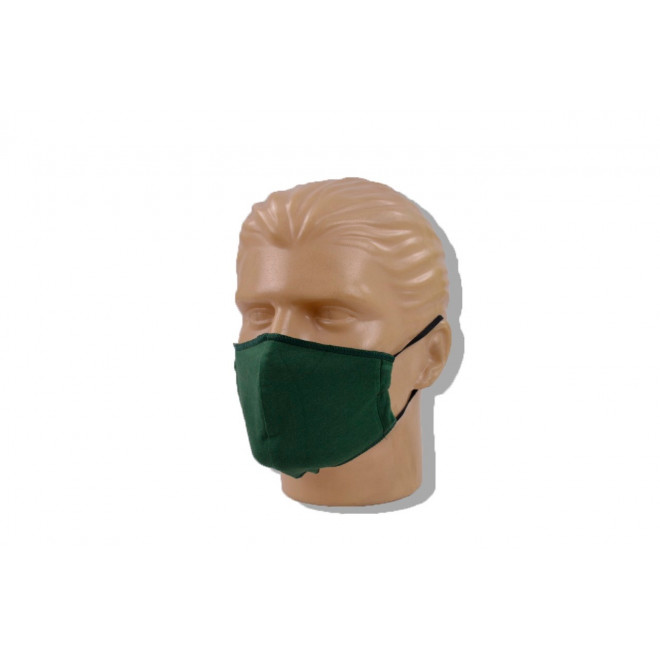 Mascara de Proteção Lavável Malha - Verde - Pacote com 3
