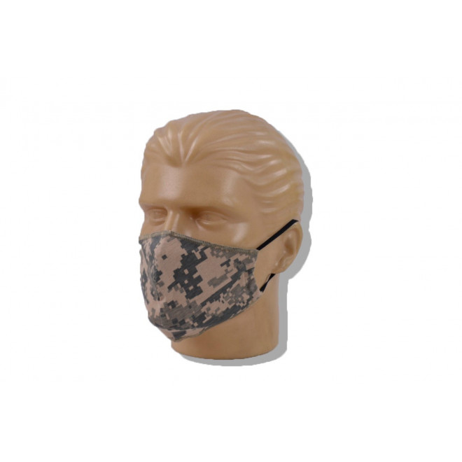 Mascara de Proteção Lavável Malha - Camo Desert Digital - Pacote com 3