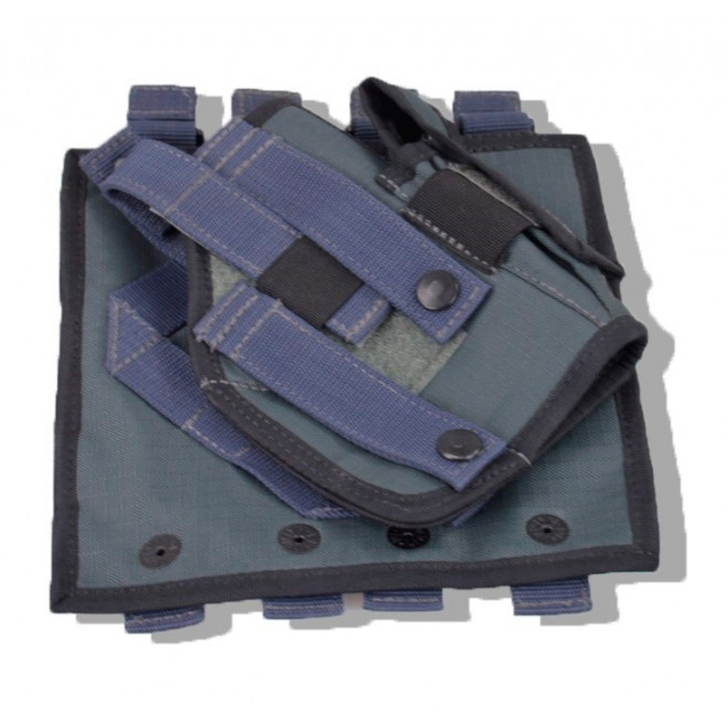 Coldre Pistola Ambidestro MOLLE - Cinza