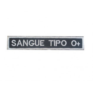 Bordado Tipo Sanguineo O Positivo