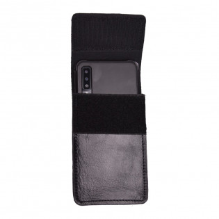 Porta Celular em Couro - Preto