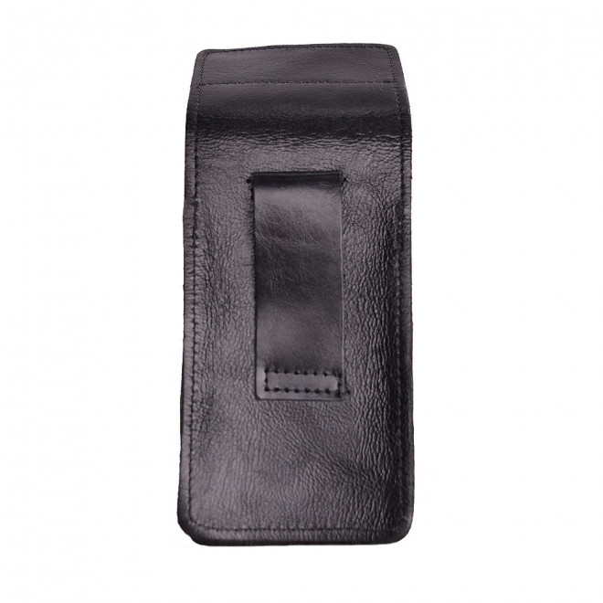 Porta Celular em Couro - Preto