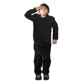 Farda Infantil Tática - Preta