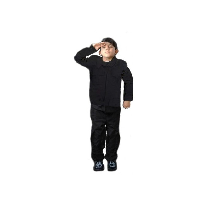 Farda Infantil Tática - Preta