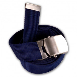 Cinto Social Militar Fivela Rolete - Azul - Padrão