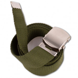 Cinto Social Militar Fivela Rolete - Verde - Padrão