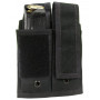 Porta Carregador Pistola Duplo Molle - Preto