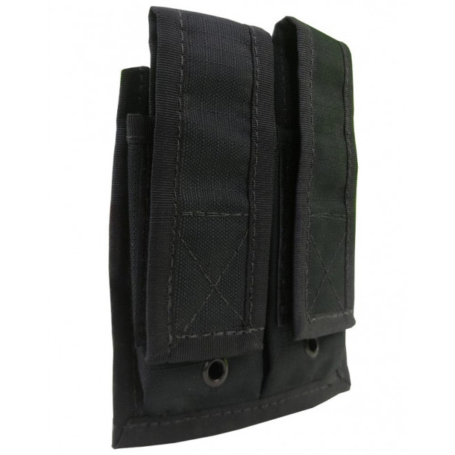 Porta Carregador Pistola Duplo Molle - Preto