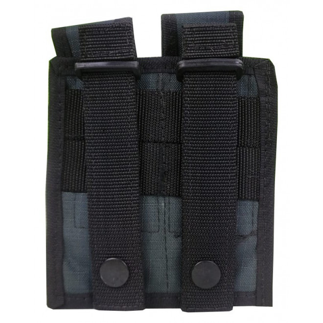 Porta Carregador Pistola Duplo Molle - Cinza