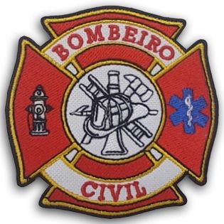 Bordado Brasão Bombeiro Civil