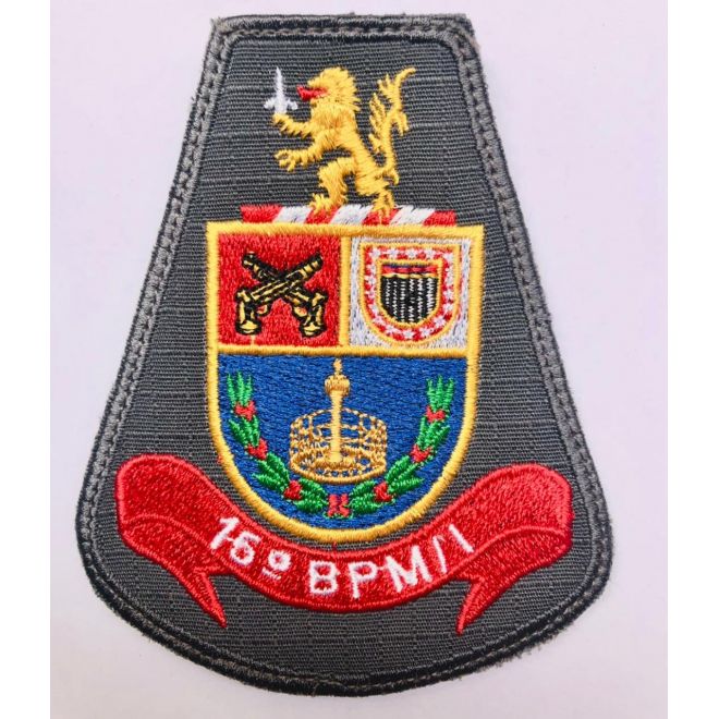 Brasão Bordado 15º BPM/I