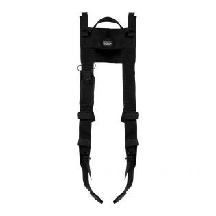 Suspensório H com Velkro - Preto
