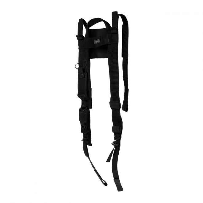 Suspensório H com Velkro - Preto