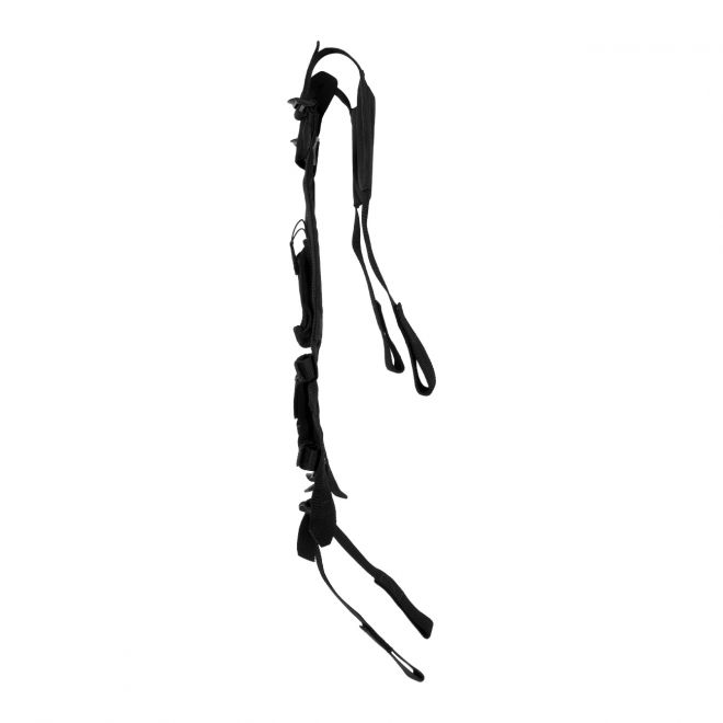 Suspensório H com Velkro - Preto