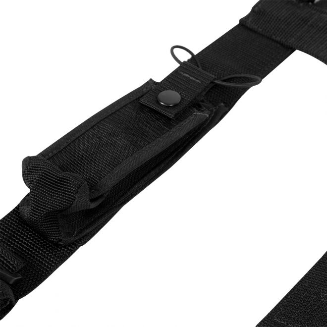 Suspensório H com Velkro - Preto