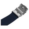 Cinto Social Militar Fivela Rolete Preto - Azul - XG