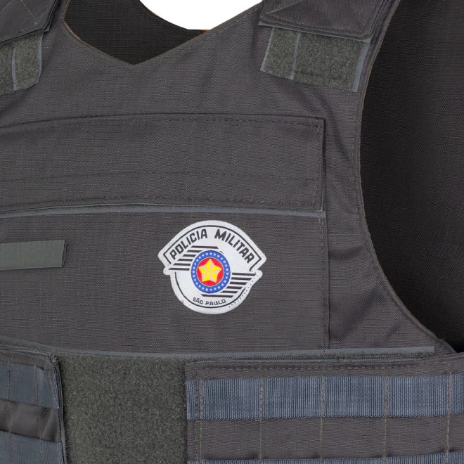 Colete Modular PM Capa Novo - Cinza
