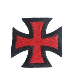 Bordado Cruz de Ferro Vermelha