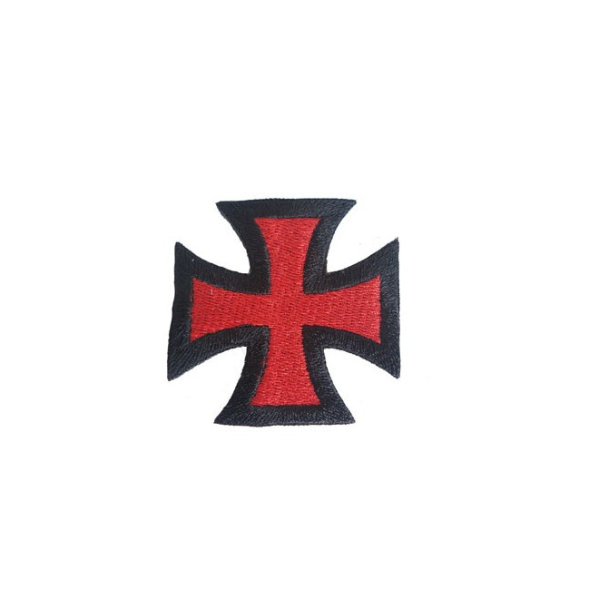 Bordado Cruz de Ferro Vermelha