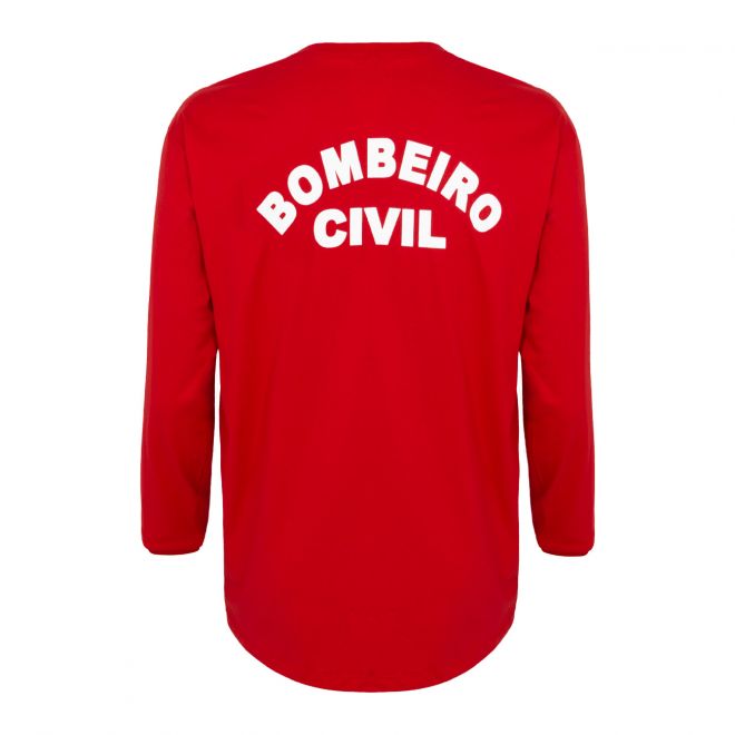 Camiseta Manga Longa Bombeiro Civil