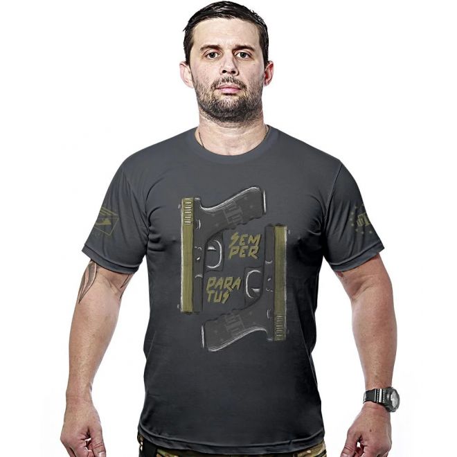 Camiseta Militar Concept Line Team Six Glocker Semper Paratus Hurricane