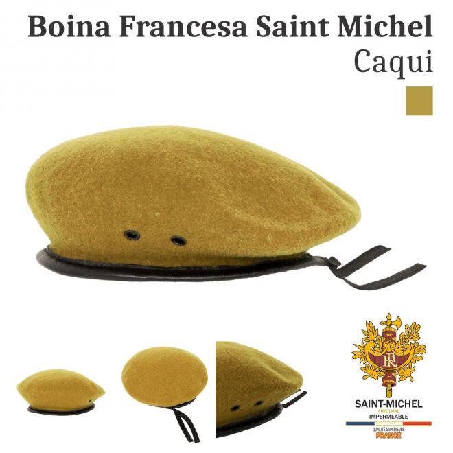 Boina Francesa Saint-Michel 100% Lã - Caqui