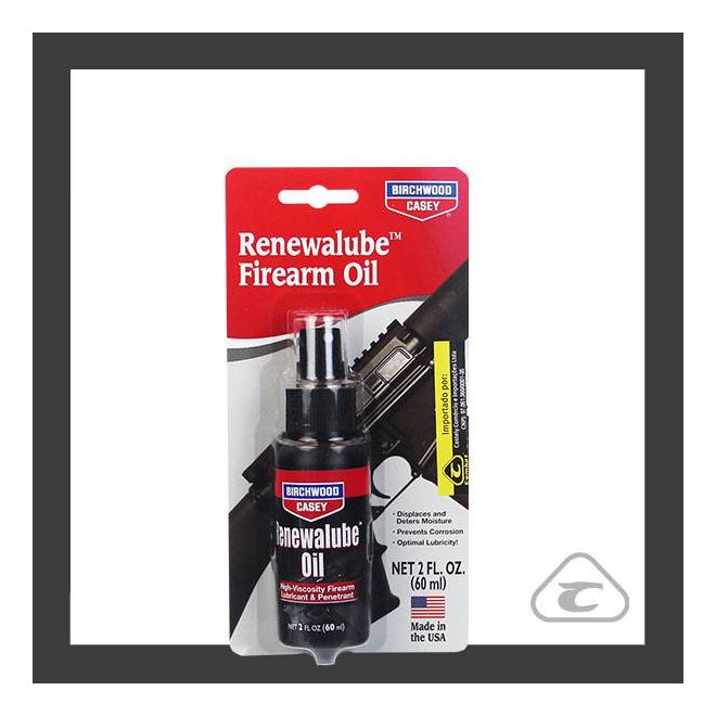 Oleo Lubrificante Birchwood Casey Renewalube Firearm Oil 60Ml - Preto