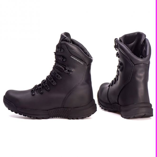 Bota Imperméavel Acero Couro Apache Preto