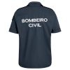 Gandola Manga Curta Bombeiro Civil - Verde Petroleo
